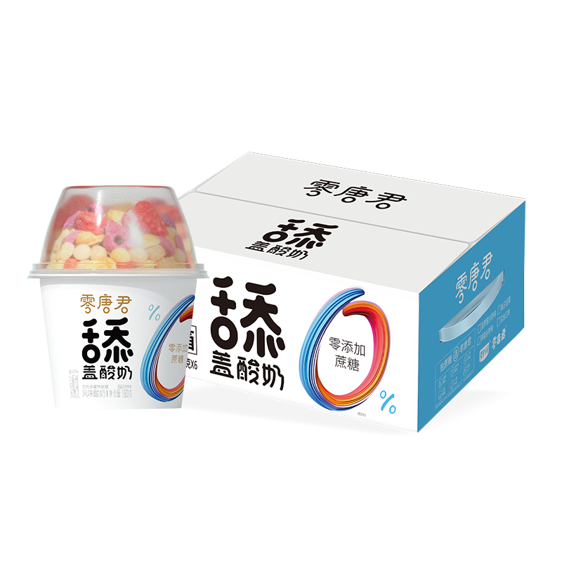 100%生牛乳拌酸奶180g*6杯
