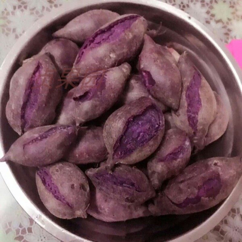 新鲜蔬菜粉糯香甜 紫薯 珍珠薯 鸡蛋薯带箱5斤包邮