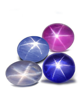 福双临XG3星光红蓝宝石裸石斯里兰卡天然18K金镶嵌戒指吊坠耳钉女