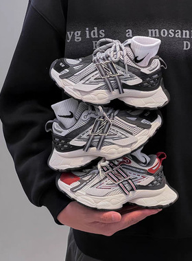 亲子网面老爹鞋春秋新款儿童运动鞋韩版炸街N字男女童透气跑步鞋