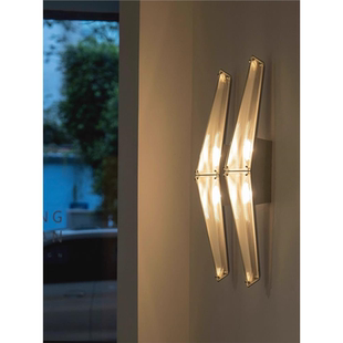 SingChan陈星宇壁灯设计师展厅装饰玻璃灯创意客厅卧室走廊过道灯