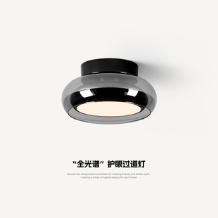 意式极简走廊过道吸顶灯现代简约高级感入户玄关灯轻奢楼梯阳台灯