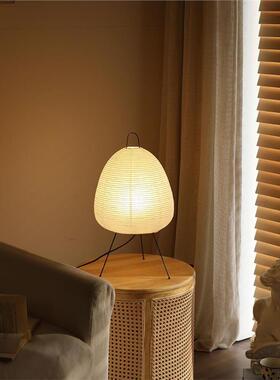 中古风台灯野口勇Akari客厅落地沙发旁边高级感复古侘寂装饰摆件