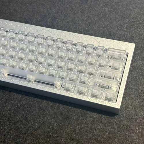 雾透PC透光夜魔磁轴键帽