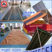 倾卸车自动篷布渣土车自电动篷布配件全套货车甩杆环保加厚黑网布