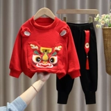 Детская толстовка, осеннее ханьфу подходит для мужчин и женщин, детский костюм, китайский стиль