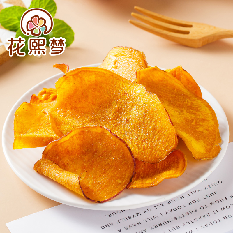 香脆红薯片农家蜜薯干烤地瓜500g