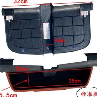 快递三轮车加装储物箱收纳盒车筐储物盒收纳箱电动车篓改装水杯架