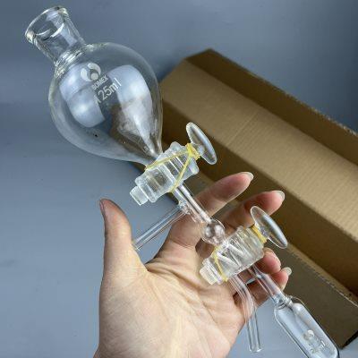 土壤悬浊液吸管测定颗粒分析吸管法玻璃吸液移液管25ml三通阀烧杯
