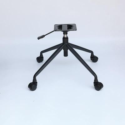 四星脚高脚钢制脚铁脚五星脚椅子配件转椅休闲椅维修定做脚架黑色