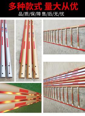 BlueCard蓝卡栅栏杆椭圆LED灯条道闸杆栅栏杆蓝卡停车场道闸杆