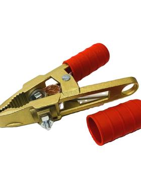 汽车电瓶夹子鳄鱼夹SY-600A纯铜连接线夹子加厚卡子电瓶搭火线强