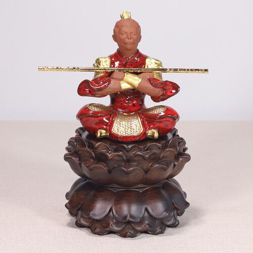 热销莲花a底座加高垫高托架佛像观音菩萨神像财神关公香炉实木红