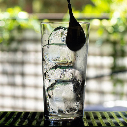 热销超薄鸡尾酒杯 长饮类酒杯 直D身杯调酒柯林杯夏季气泡水杯 冰