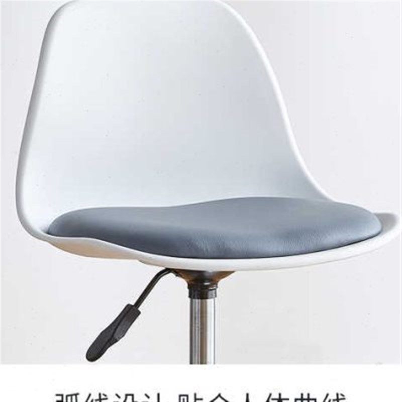 热销新款现c代简约高脚酒吧椅子铁艺靠背椅旋转升降酒吧高凳子欧