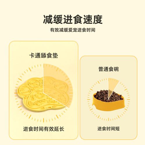 热销宠物a慢食碗垫宠物防噎碗吸盘舔舔盘狗狗舔食垫藏食硅胶慢食