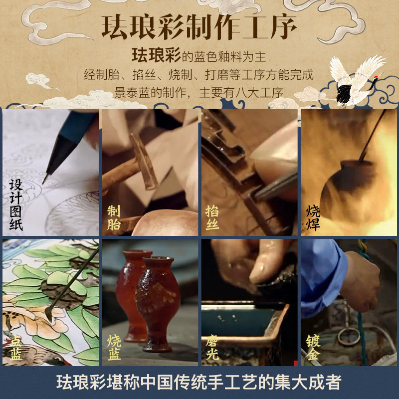 热销青沉仿古景泰蓝取暖小手炉烧炭室内盘香炉家T用纯铜檀香炉禅