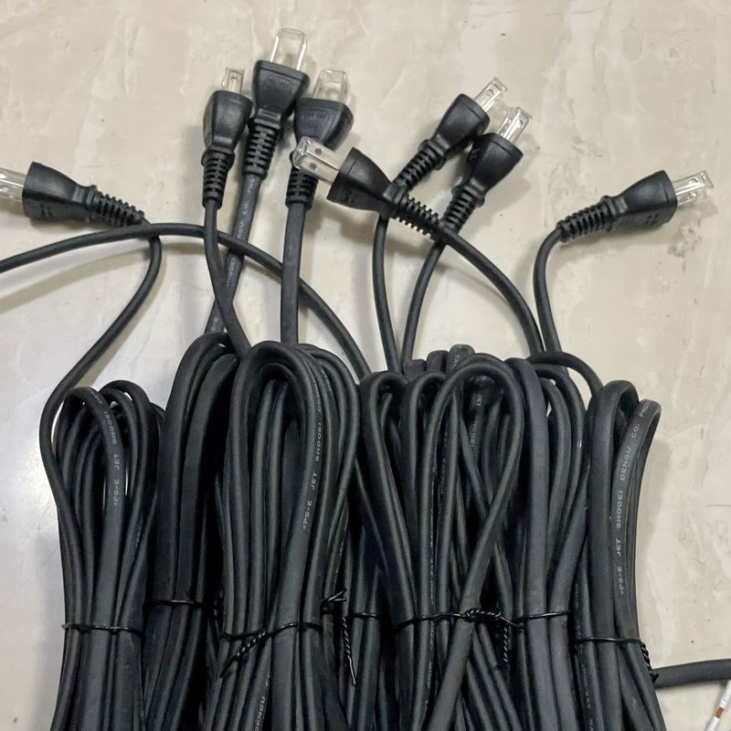 热销日规纯铜切割机电钻角磨v机冲击钻工具电源线两芯带插头护套