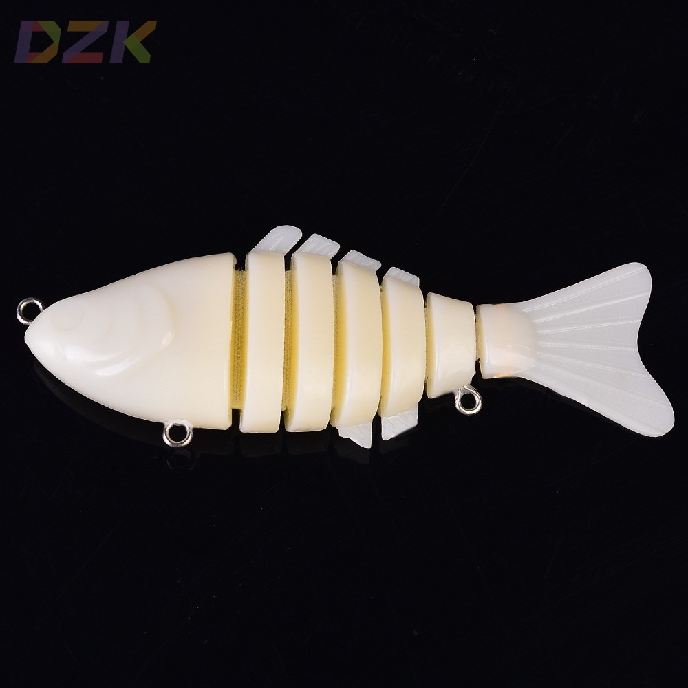 10cm路亚鱼饵塑料硬饵7节多节鱼胚体高端路亚本体假饵HS001c8