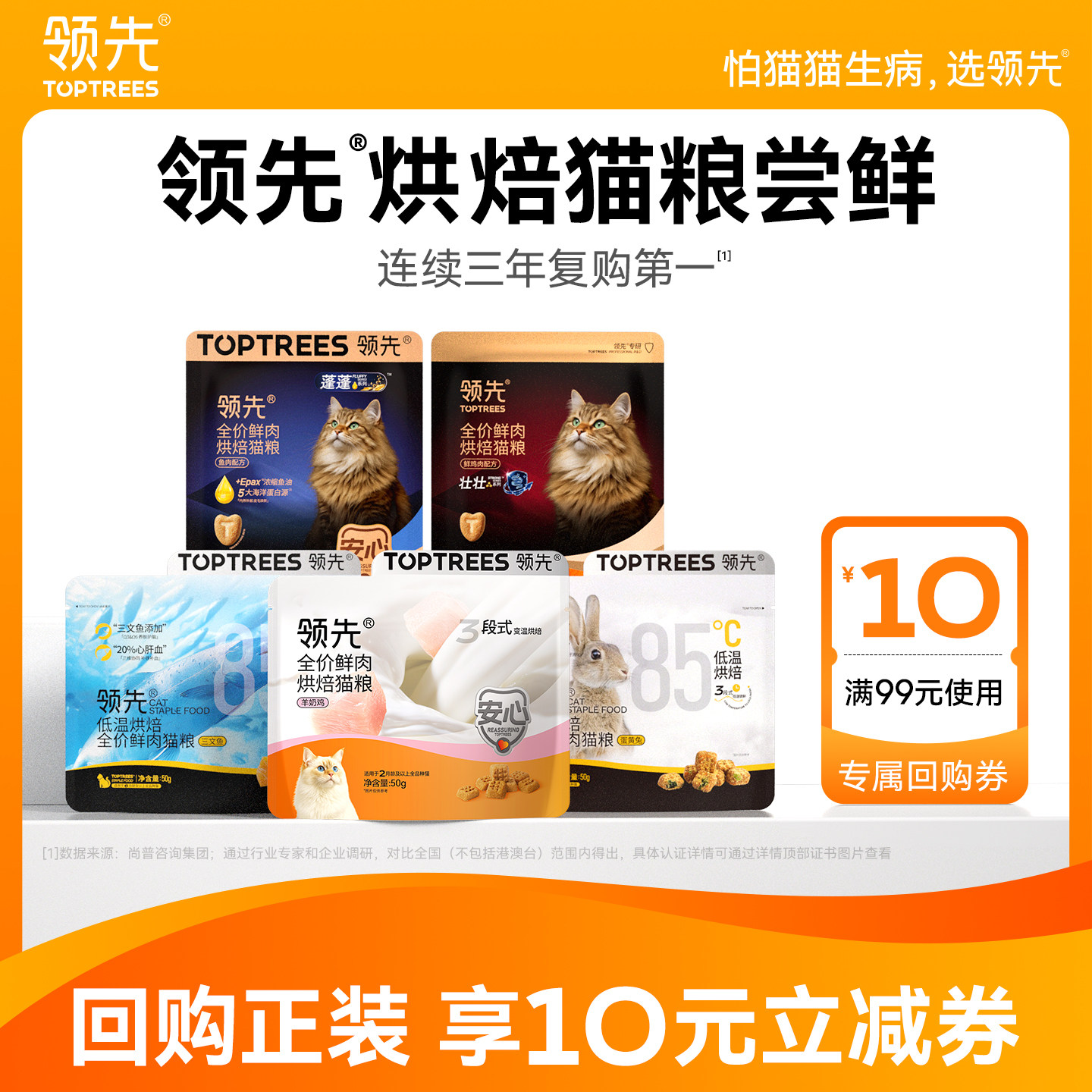 领先烘焙猫粮试吃羊奶鸡蛋黄兔图片