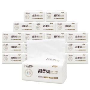 阳阳18包超柔韧木浆实惠装抽纸