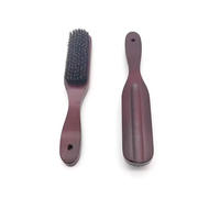 Men's beard comb, solid wood double-sided bristle brush, carved cleaning brush, hair care, retro oil hair comb, hair salon broken hair brush thumbnail 5