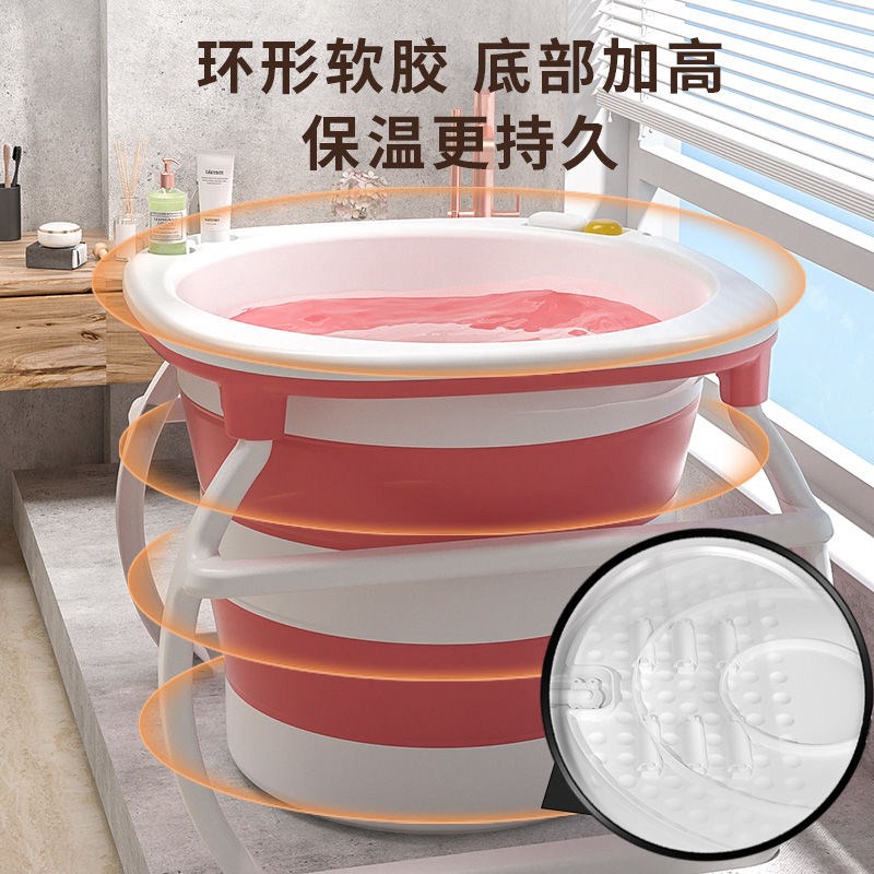 极速大人泡e澡桶家用保温折叠浴缸成人洗澡盆多功能浴桶婴儿游泳