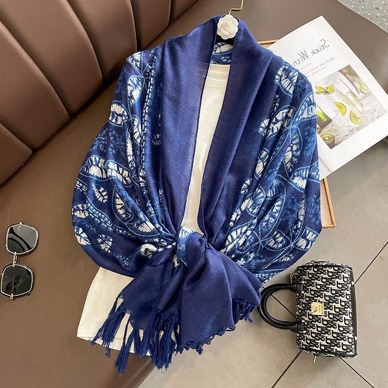 春夏新款印花民族风时尚披肩春秋