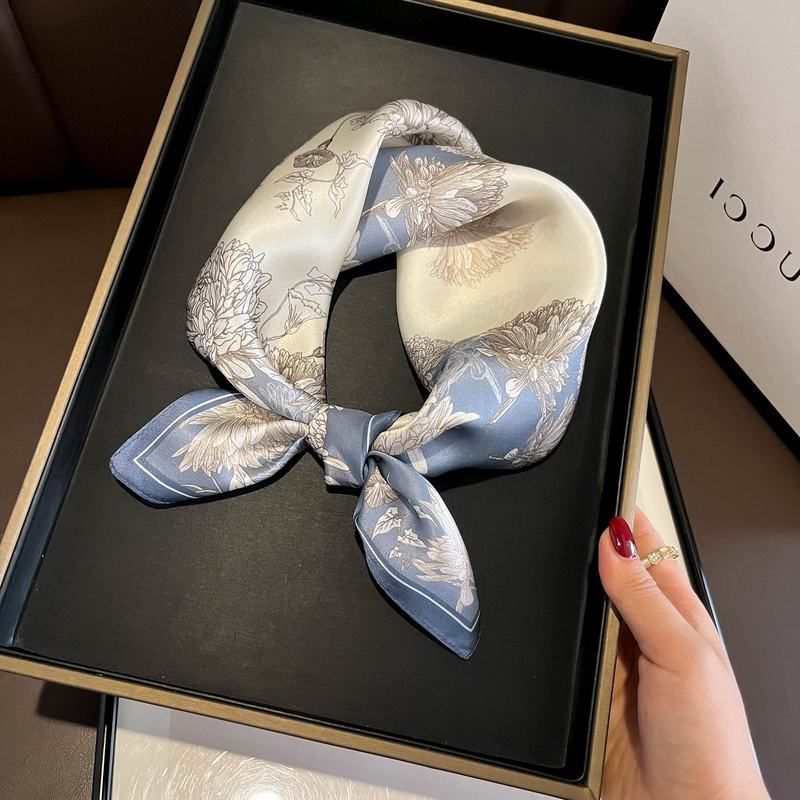 杭州丝绸100桑蚕丝气质发带丝巾