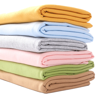 全棉纯棉弹力夏季针织t恤短袖服装裤子宝宝衣服布料面料睡衣汗布