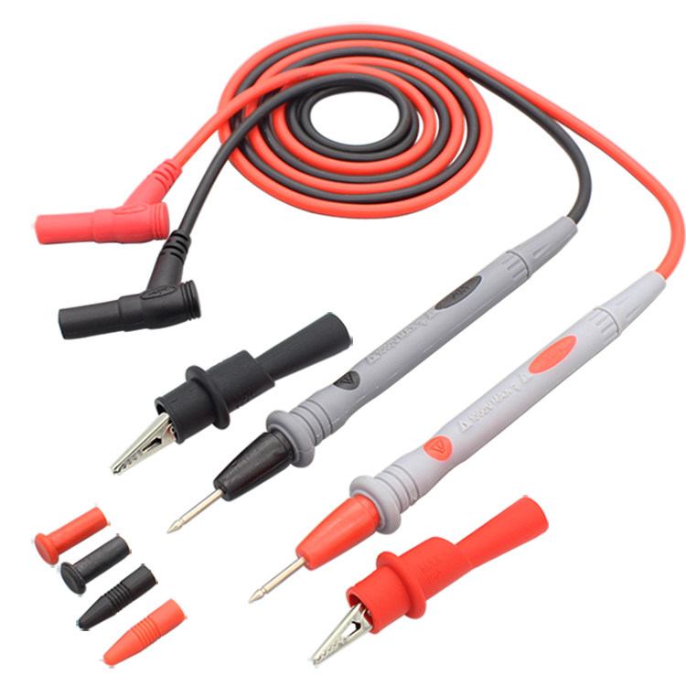 数字万用表表笔线针电压电流钳表万能表配件硅胶防烧冻维修测试线