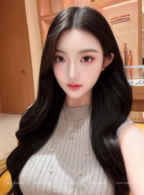 QIANYI【满天星系列】四叶草满钻高品质镶嵌5A锆钻气质白富美项链