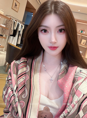 QIANYI【十字架系列】镀18k金镶嵌5A锆钻蛇骨十字架项链男女同款