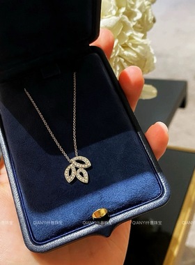 QIANYI仟意珠宝【轻奢系列】清冷大小姐lily进口锆钻气质名媛项链