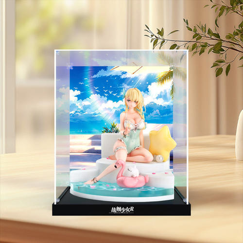 适用 Calbone 战舰少女R 列克星敦 英格塞德之夏手办亚克力展示盒