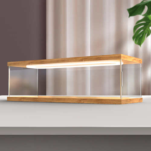 1:32车模 收纳田宫双钻赛车系列亚克力场景收纳积木透明防尘罩