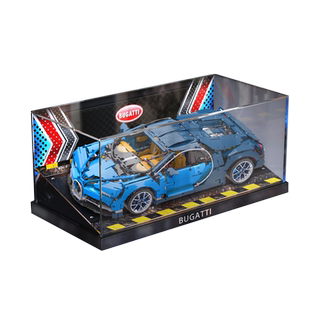 乐高布加迪威龙展示盒42083积木模型防尘罩透明亚克力汽车收纳盒