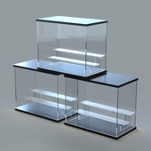 盲盒收纳展示架娃娃架子透明立摆柜亚克力泡泡玛特手办展示盒