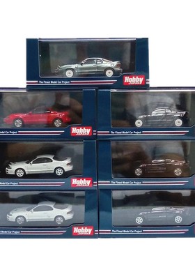 1/64Hobbyjapan丰田celica赛利卡合金属仿真汽车模型静态跑车模型