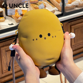 Q版 大叔可爱薯布丸土豆手机包女士休闲单肩斜挎包大容量硅胶礼物