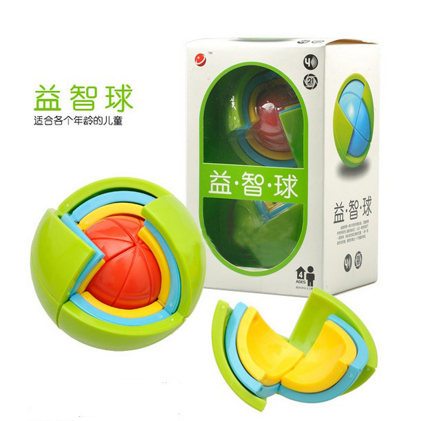 儿童益智球创意空间拼图早教益智力材料幼儿园中大班益智区玩具