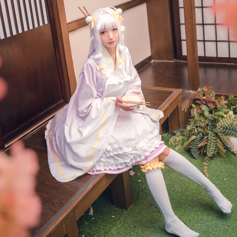 料理次元米饭娘COS服 白米饭COS服 COSPLAY演出服F10|ruв категории плесень играть/Аниме/вокруг/cos/настольные игры, Косплей одежды/реквизит/услуги, Косплей аксессуары/реквизит/кукла одежды - от Buy2taobao.com для оказания профессиональной услуги покупки агента Taobao