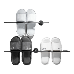 浴室拖鞋沥水架壁挂式卫生间厕所专用挂鞋神器不锈钢置物收纳架子