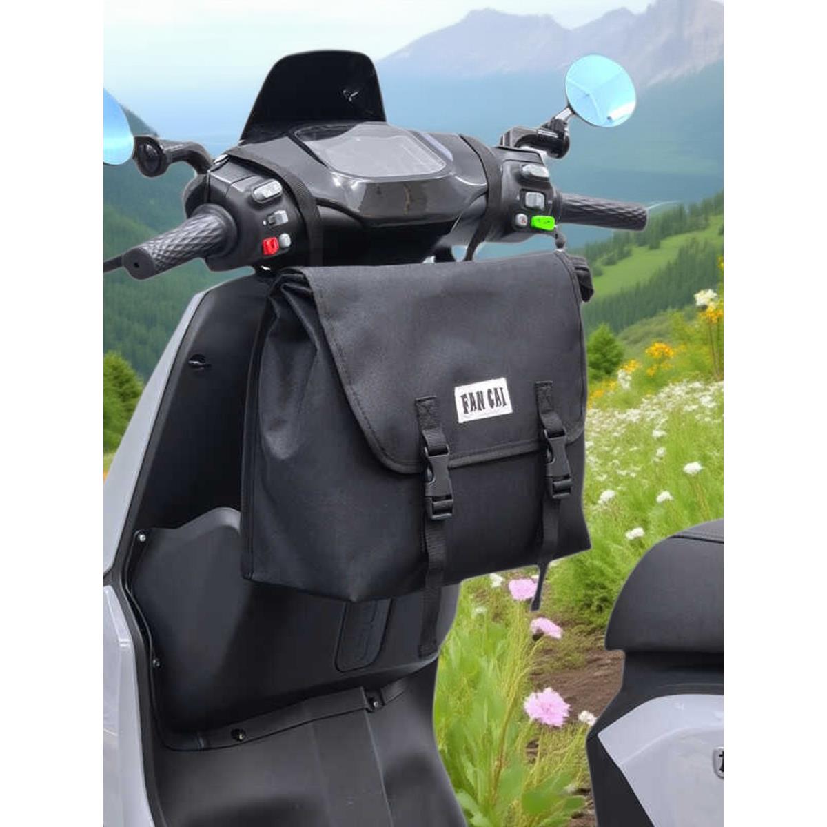 脚踏电动车挂袋头盔充电器雨衣储物前袋电池汽车坐垫大容量防水袋