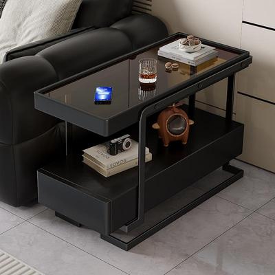 轻奢高级感沙发边柜意式极简沙发边几客厅可移动侧边柜现代茶角几