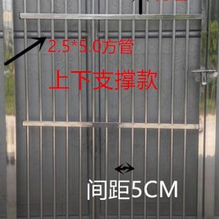 免打孔不锈钢宝宝安全门栏婴儿童楼梯口防护栏宠物隔离栅栏门围栏