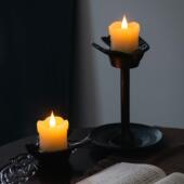 日式 饰拍摄道具 铸铁金属飞燕小鸟造型收纳盒复古怀旧文艺蜡烛台装