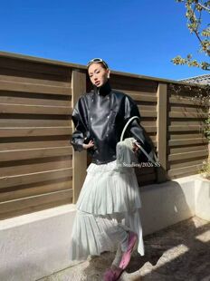 2026春新款 女装 胖mm显瘦韩版 半身裙女宽松休闲百搭裙子蛋糕裙 大码