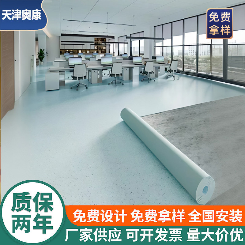舞蹈室运动地胶pvc塑胶地板幼儿园健身房室内专用地垫