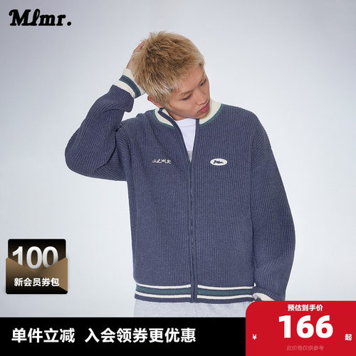 略宽松版型；撞色拼接半高领；含羊毛面料